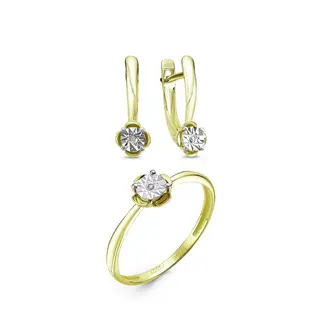 Ювелирный комплект Goldos К260-320-S 16.5р 