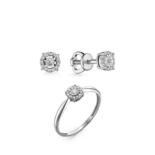 Ювелирный комплект Goldos К261-0220-S1 16.5р 