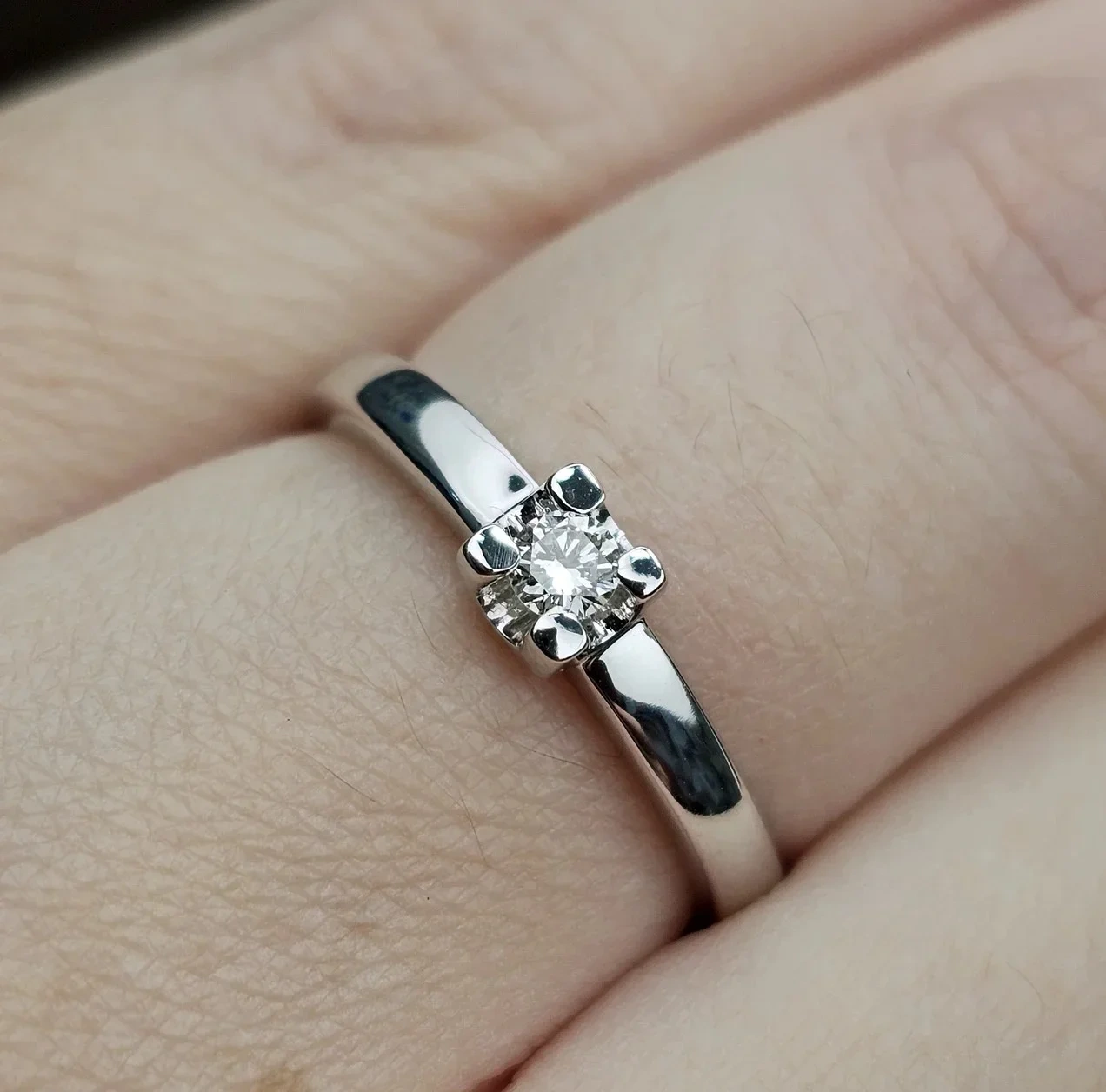 Ювелирный комплект Deimantas 112373870 17р 0,09ct 0,188ct.  - фото 2