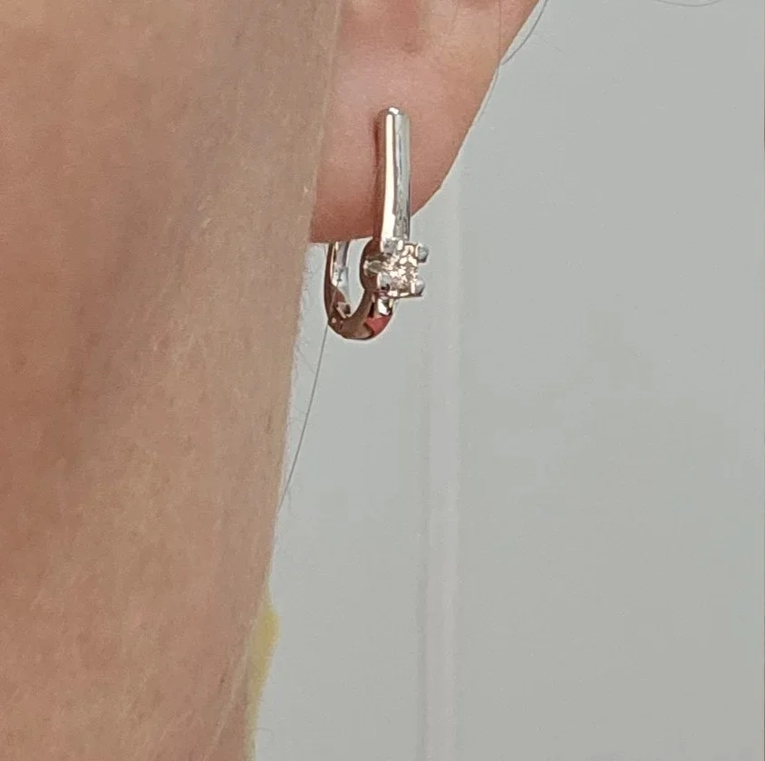 Ювелирный комплект Deimantas 112373870 17р 0,09ct 0,188ct. 