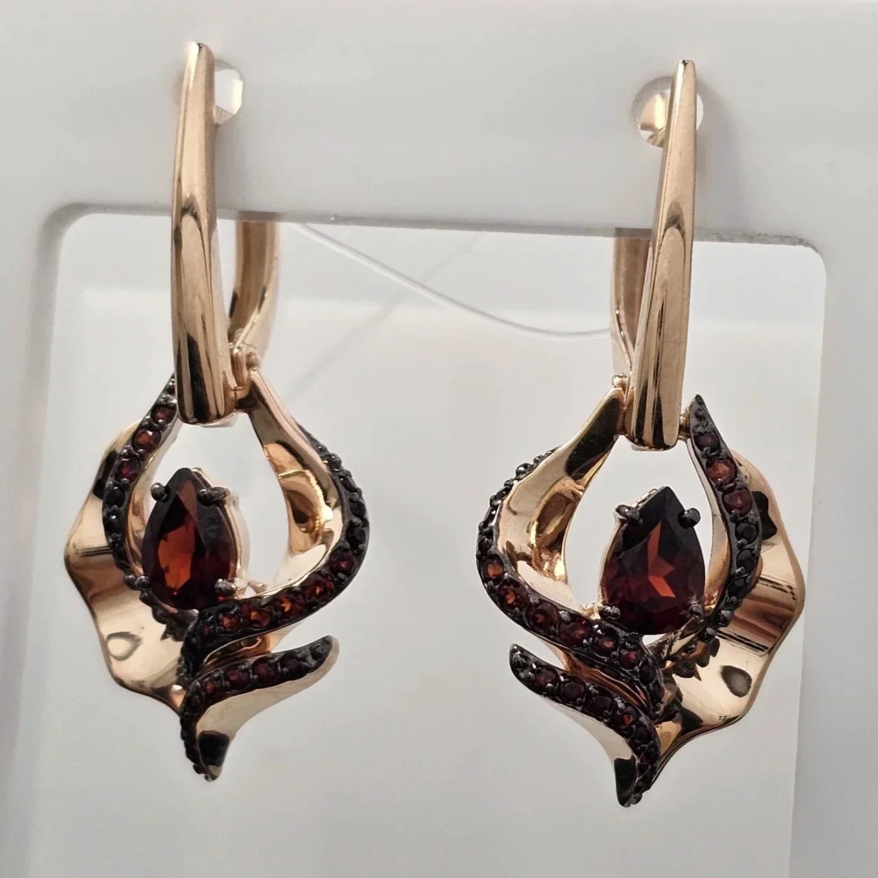 Ювелирный комплект Deimantas 115436770 18,5р 4,35гр 4,88гр. 