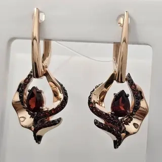 Ювелирный комплект Deimantas 115436770 18,5р 4,35гр 4,88гр. 