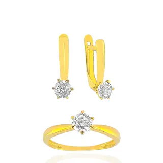 Ювелирный комплект Goldos 143627-S 17р 