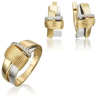 Ювелирный комплект Platina 02-4595-00-401-1121-23 18.5р  - фото 4