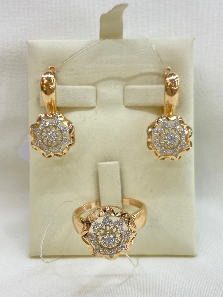 Ювелирный комплект Luxor KE10-5R8-93R 20,5р 8,93гр. 