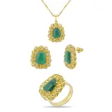 Ювелирный комплект Goldos 143696-S1 17.5р  - фото 2