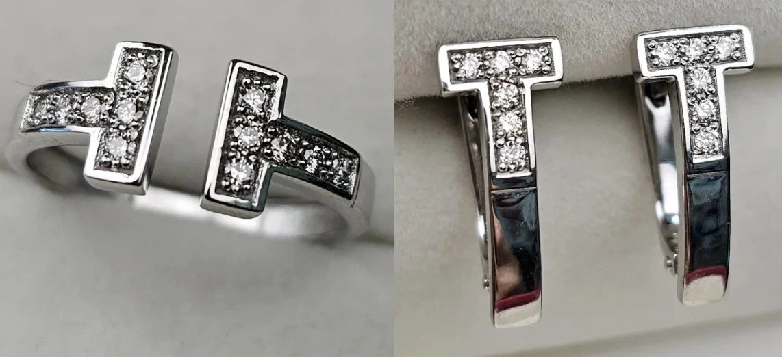 Ювелирный комплект Deimantas 109858483 17р 0,18ct 0,18ct. 