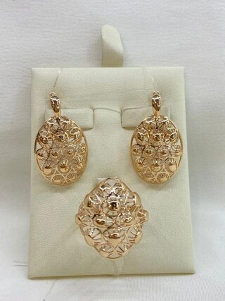 Ювелирный комплект Luxor KE18R8-04R 18р 8,04гр. 