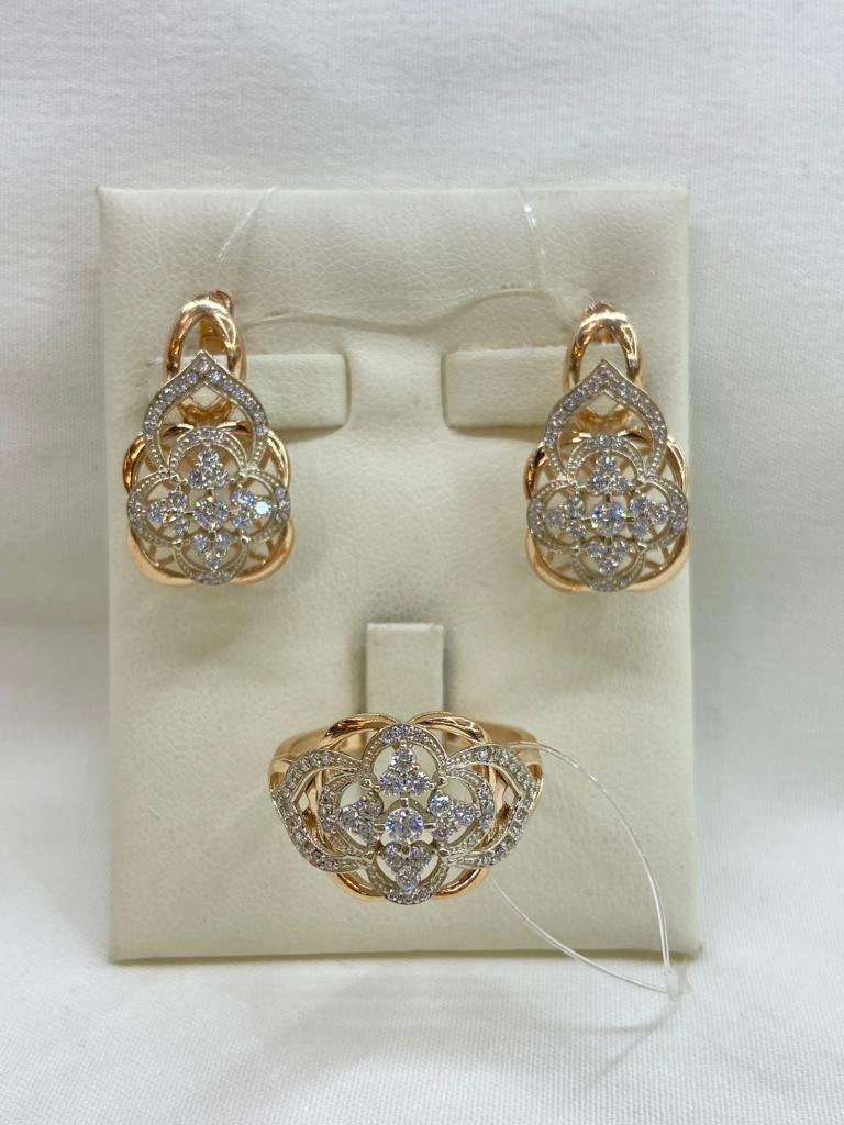 Ювелирный комплект Luxor KE19-5R10-42R 19,5р 10,42гр. 