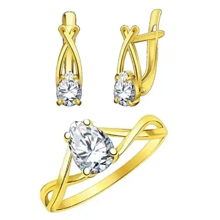 Ювелирный комплект Атолл  л22146 л10931_18 18р 4.87гр  - фото 3