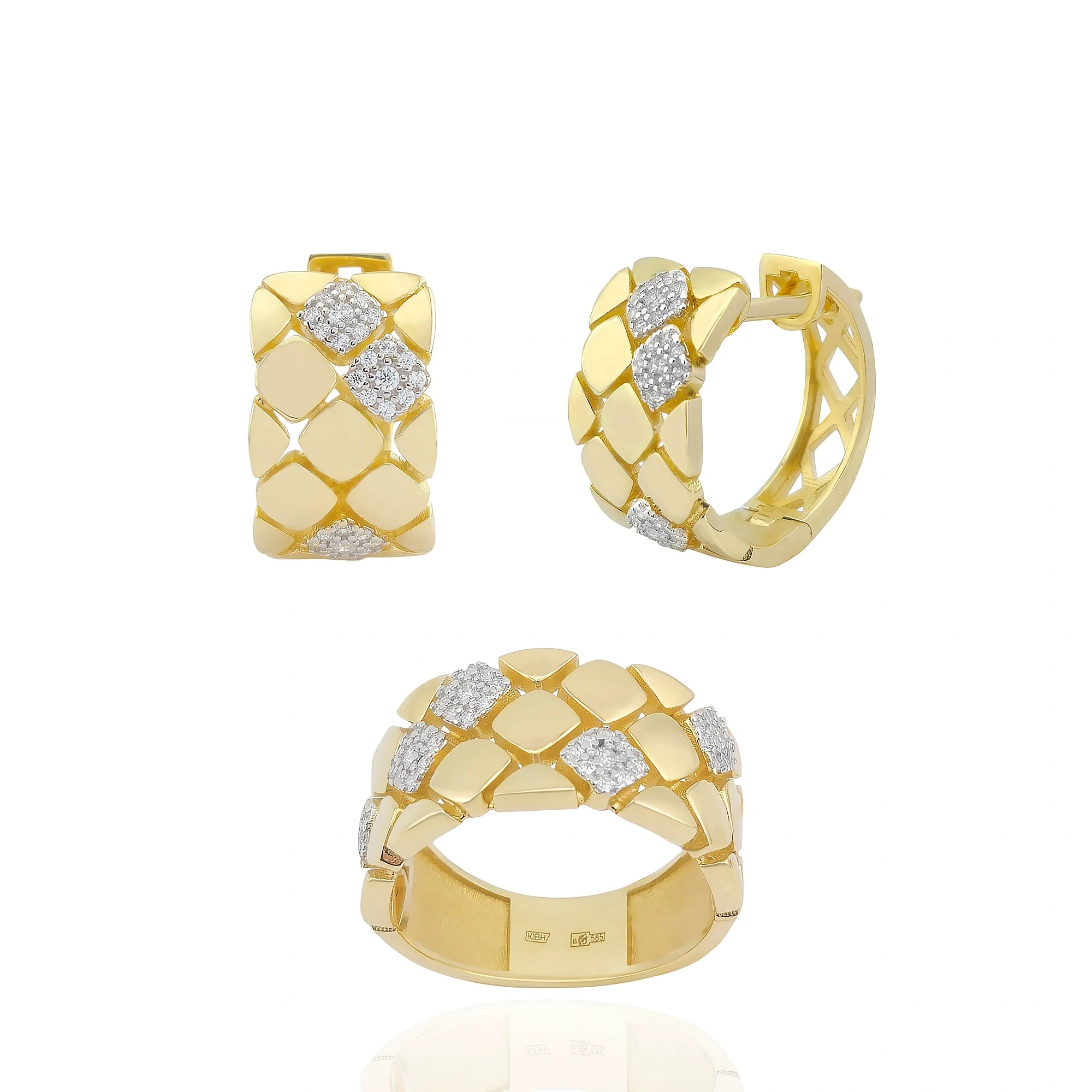 Ювелирный комплект Goldos К4327-25-S 17.5р  - фото 2