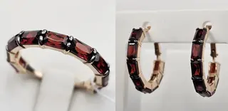 Ювелирный комплект Deimantas 115436701 17,5р 2,34гр 5,63гр.  - фото 2