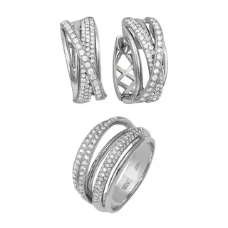 Ювелирный комплект Goldos К1767-36-G-S 16,5р  - фото 2