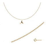 Ювелирный комплект Sokolov A1030847 A8035201П45_45 45см 1,9гр.  - фото 2