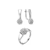 Ювелирный комплект Goldos К4345-35-S 17.5р  - фото 2