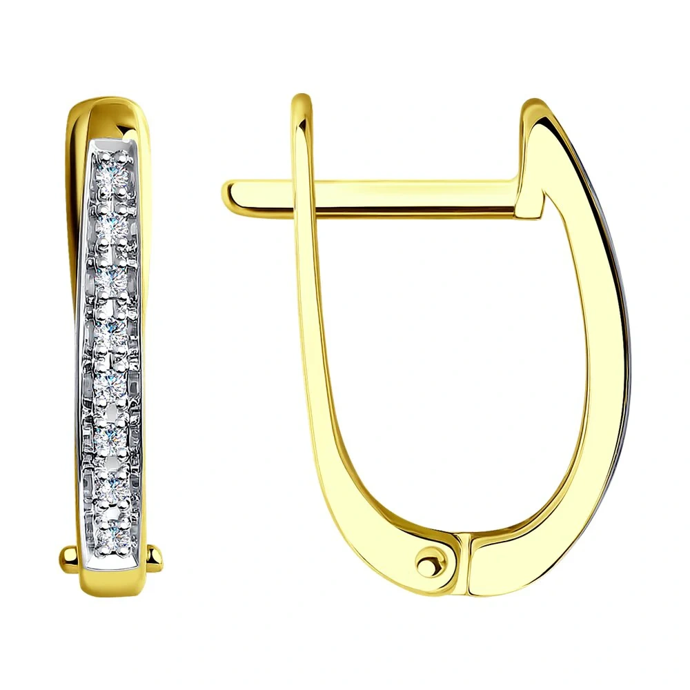 Ювелирный комплект Sokolov S1020971 S1011806-2 17р 2,58гр.  - фото 8