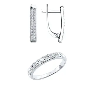 Ювелирный комплекты Sokolov S1021004  S1011799 16р 3,57гр. 