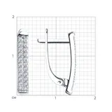 Ювелирный комплекты Sokolov S1021004  S1011799 16р 3,57гр.  - фото 2