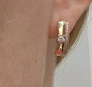 Ювелирный комплект Deimantas 112372542 17р 0,155ct 0,31ct. 