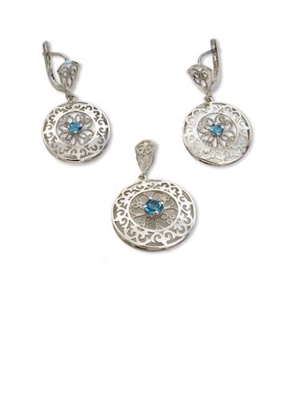 Ювелирный комплект Markoni 2182022 15гр. 