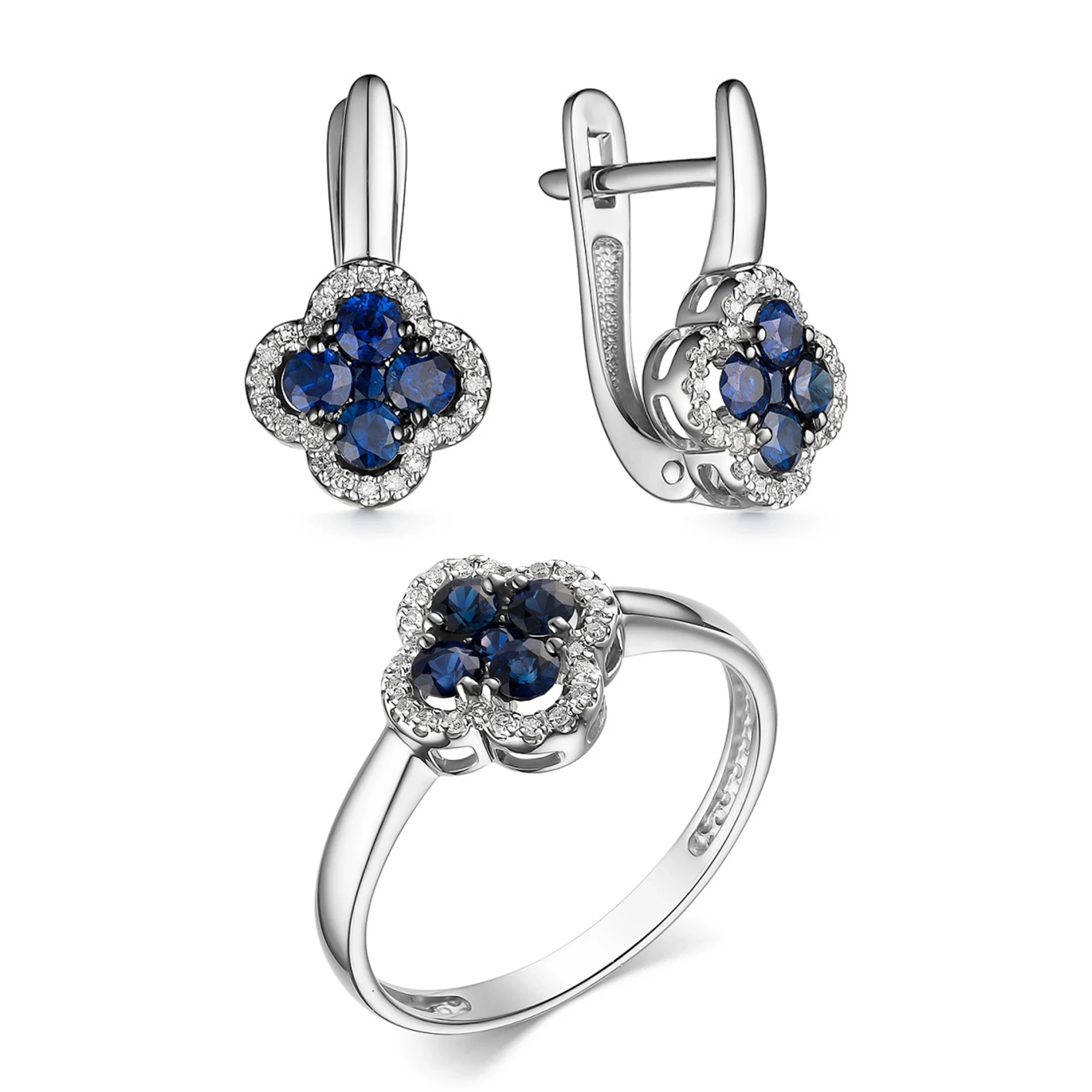 Ювелирный комплект Goldos K674-222-S-1 17,5р  - фото 3