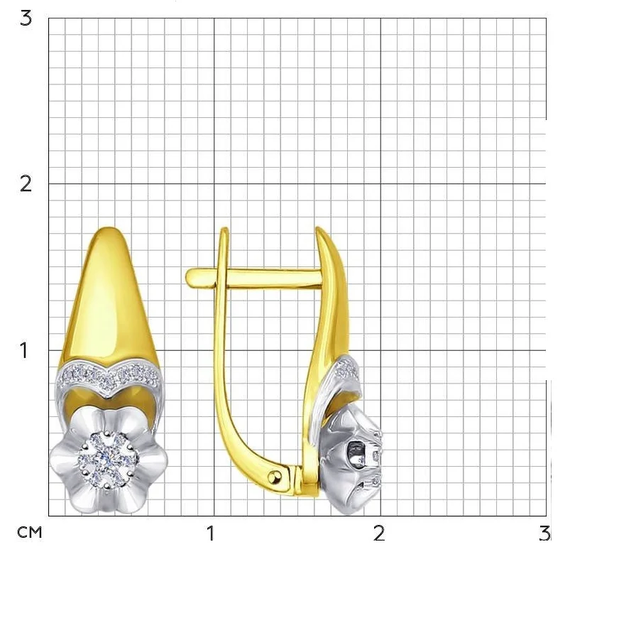 Ювелирный комплект Sokolov 1011490-18 1021024 18р 7,21гр.  - фото 4