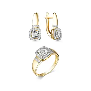 Ювелирный комплект Goldos К822-0320-S 18.5р  - фото 2