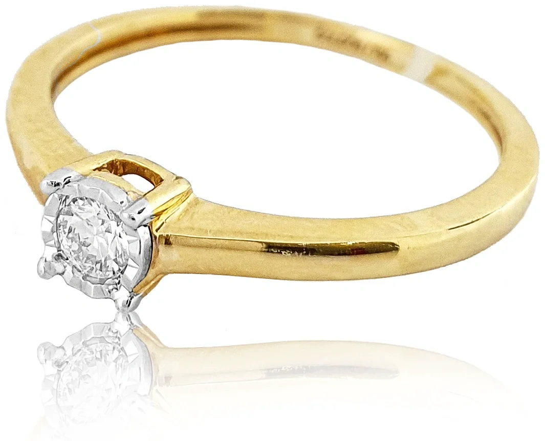 Ювелирный комплект Goldos Premium  DR6719-S 17р 4,7гр 0,24ct.  - фото 2