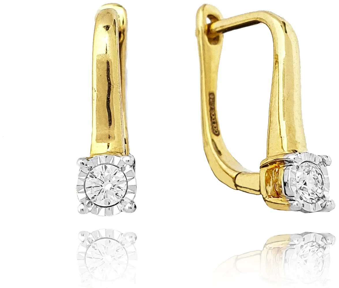 Комплект Goldos Premium  DR6719-S 17р 4,7гр 0,24ct.  - фото 5