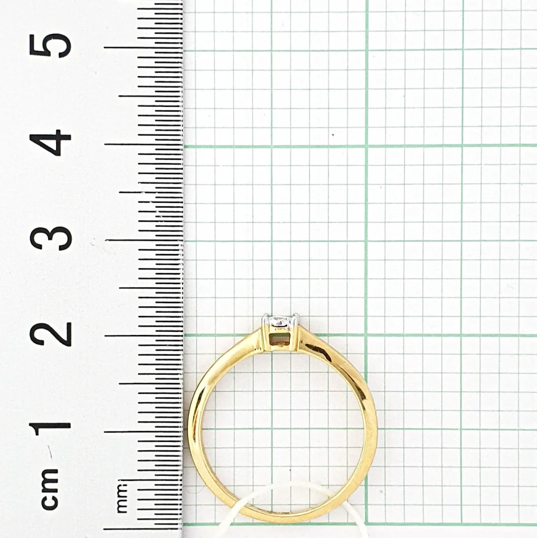 Ювелирный комплект Goldos Premium  DR6719-S 17р 4,7гр 0,24ct.  - фото 4