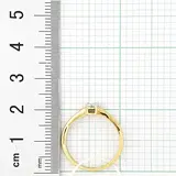 Ювелирный комплект Goldos Premium  DR6719-S 17р 4,7гр 0,24ct.  - фото 4