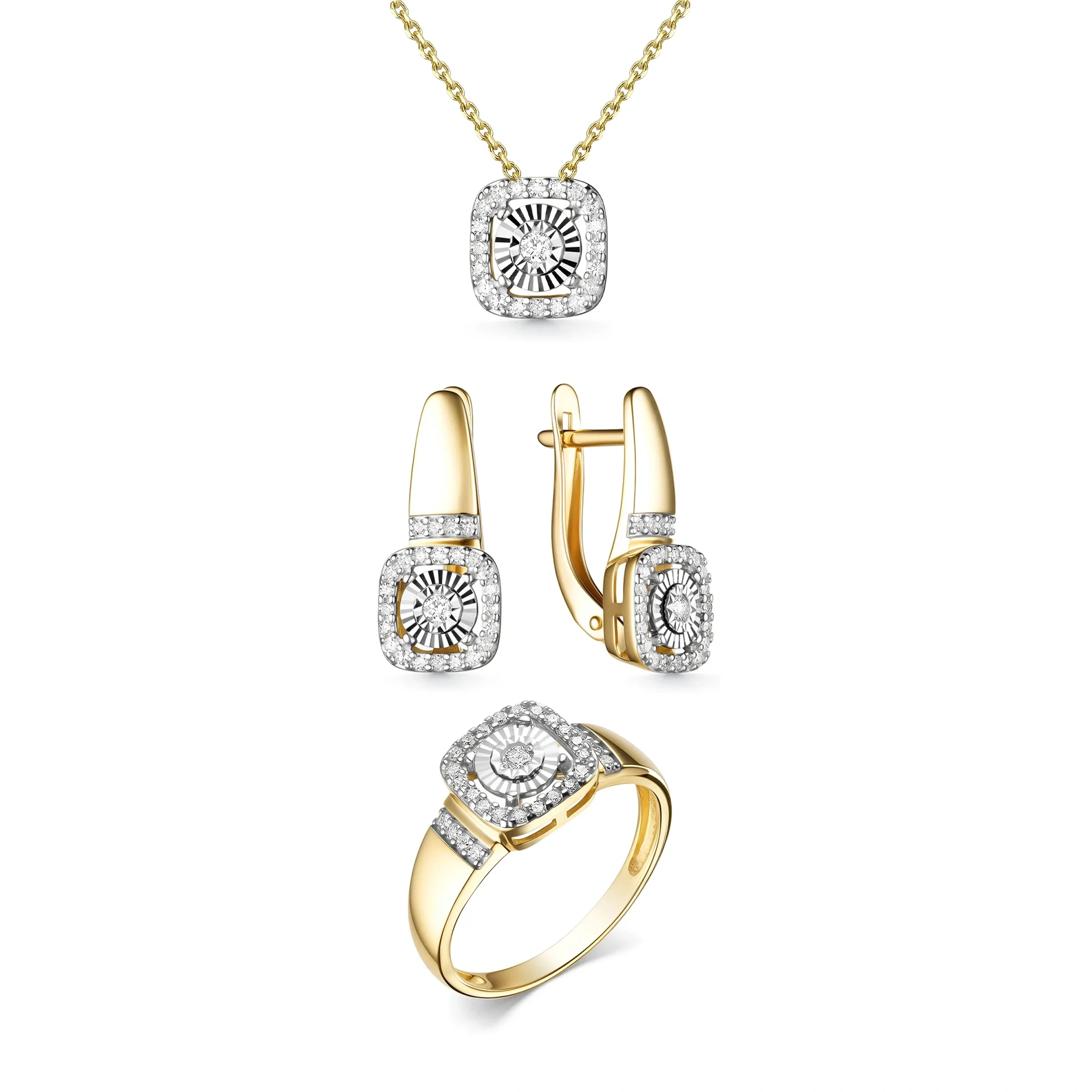 Ювелирный комплект Goldos К822-0320-S1 18.5р  - фото 3