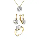 Ювелирный комплект Goldos К822-0320-S1 18.5р  - фото 3