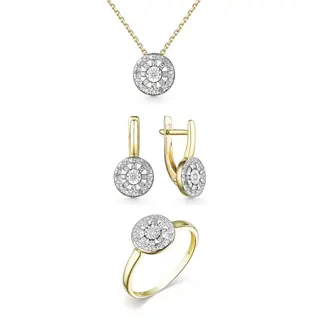 Ювелирный комплект Goldos К538-320-S1 18р 