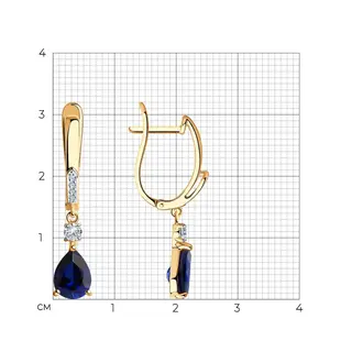 Ювелирный комплект Sokolov S725500 S715148_17.5 17,5р 4,88гр. 