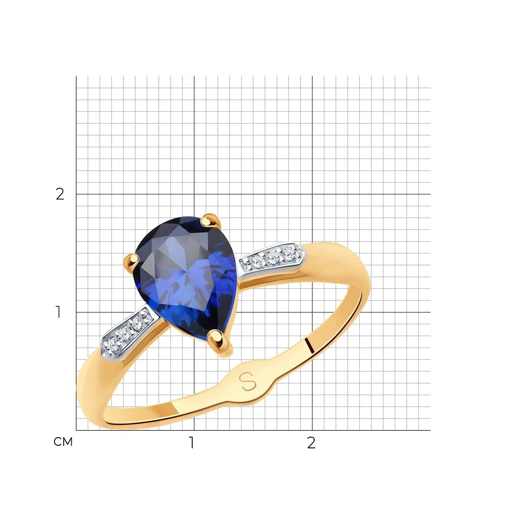 Ювелирный комплект Sokolov S725500 S715148_17.5 17,5р 4,88гр.  - фото 3