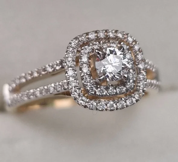 Ювелирный комплект Deimantas 104990152 0,52ct 1,26ct.  - фото 5