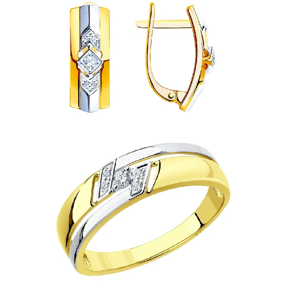 Ювелирный комплект Sokolov 1021028  A1011527-2_18.5 18,5р 5,99гр.  - фото 8