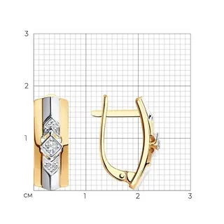 Ювелирный комплект Sokolov 1021028  A1011527-2_18.5 18,5р 5,99гр. 
