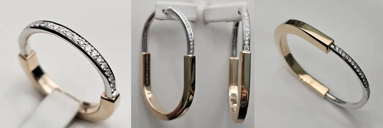 Ювелирный комплект Deimantas 114120462 17,5р 0,22ct 0,37ct 1,39ct.  - фото 3