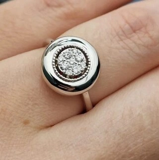 Ювелирный комплект Deimantas 106769056 17р 0,23ct 0,55ct. 