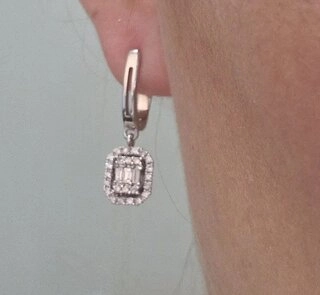 Ювелирный комплект Deimantas 106799088 16,5р 0,41ct 0,81ct. 