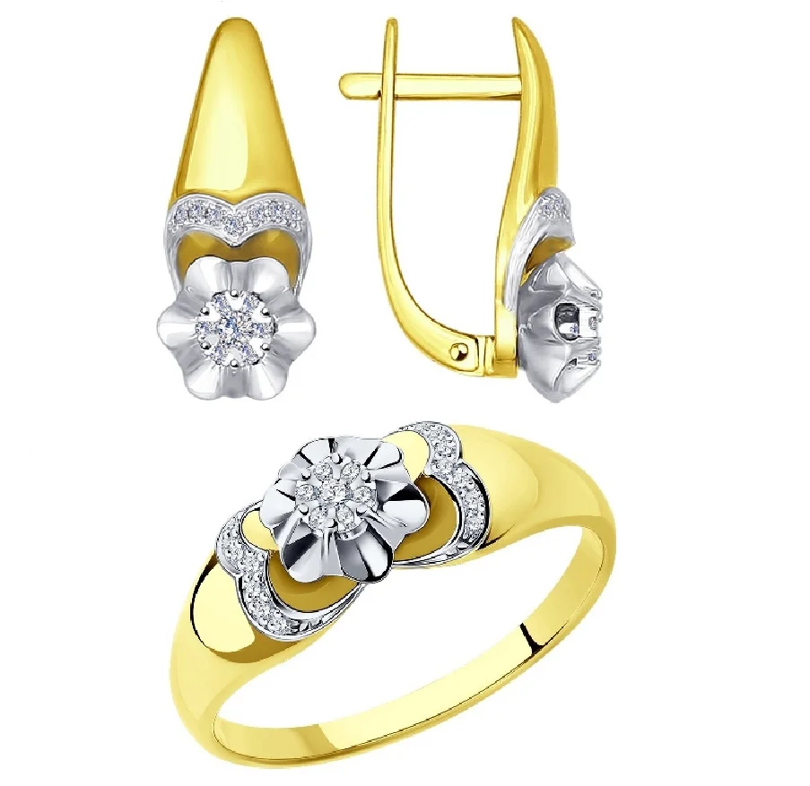 Ювелирный комплект Sokolov 1011490-17.5 1021024 17,5р 7,06гр.  - фото 2