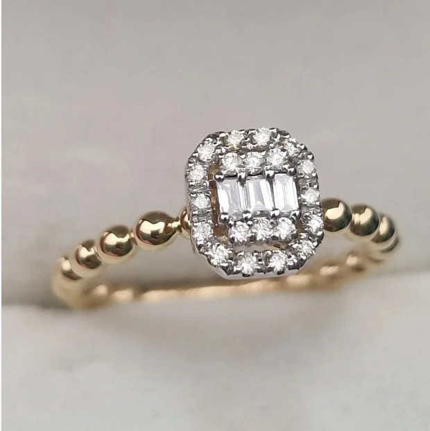 Ювелирный комплект Deimantas 104985425 0,22ct 0,40ct.  - фото 5