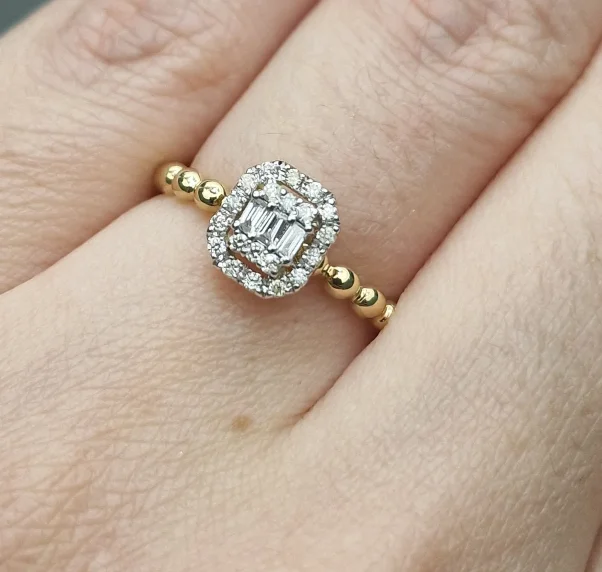 Ювелирный комплект Deimantas 104985425 0,22ct 0,40ct.  - фото 3