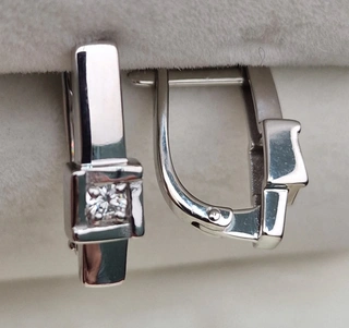 Ювелирный комплект Deimantas 105102635 0,063ct 0,126ct. 