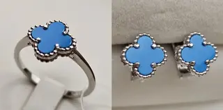 Ювелирный комплект Deimantas 113226628 18,5р 2,09гр. 