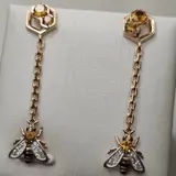 Ювелирный комплект Deimantas 113319593 18,5р 2,62гр 3,43гр. 