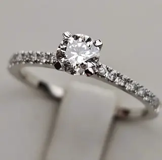 Ювелирный комплект Deimantas 114884242 17р 0,53ct 0,91ct. 