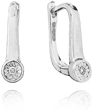 Ювелирный комплект Goldos DR6746W-S 17р 0,03ct. 